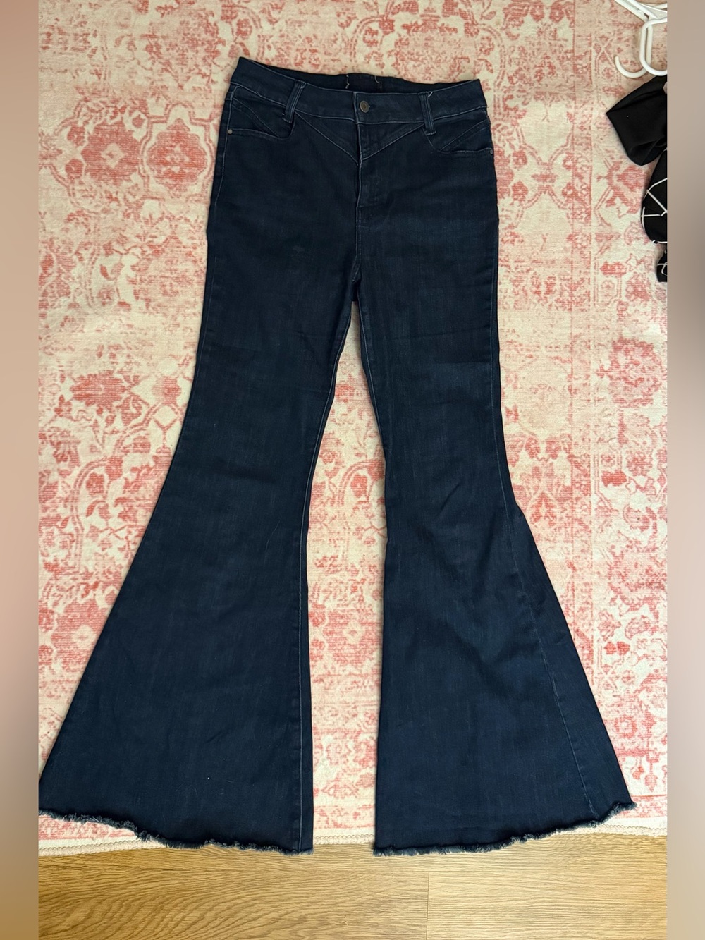 Women's Dark Blue Flared Jeans